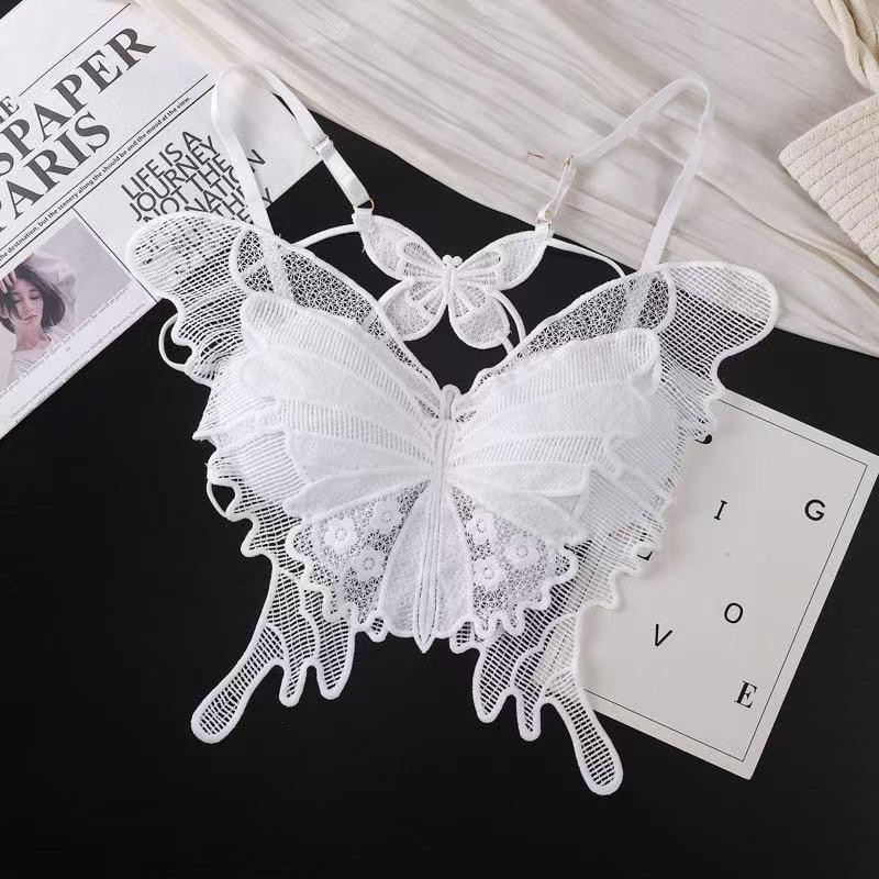 New Crochet butterfly Lace bra